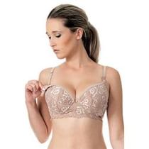 Sutiã Amamentação Renda Chocolate Tam M Modelle Skin Sutiã Amamentação Renda Chocolate Tam M Modelle Skin