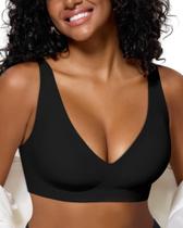 Sutiã As Fairy Deep V Seamless Wireless Support Lift Black 40DD