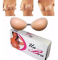 Sutiã Auto Adesivo Bojo De Silicone Unbra Creme Nude CX - M