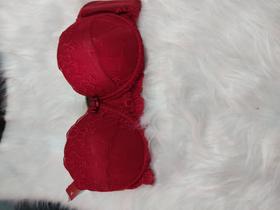 Sutiã avulso de renda, vermelho, tamanho M