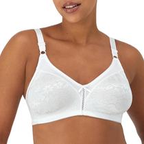 Sutiã Bali Double Support Spa Closure, sem fio, 36B, branco