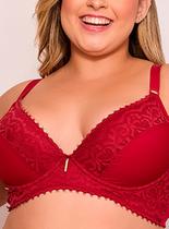 Sutiã Base Nayane SP 01 0012 Plus Size Com Aro e Bojo Rendado T. 48/54