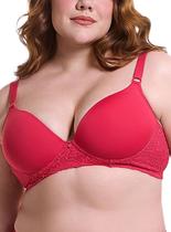 Sutiã Base Nayane SP 01 0014 Plus Size Com Bojo e Aro Renda e Microfibra T. 48/54 Sutiã Base Nayane SP 01 0014 Plus Size Com Bojo e Aro Renda e Microfibra T. 48/54