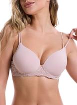 Sutiã Base Nayane ST 01 0062 Com Bojo Sem Aro Renda e Microfibra T. P/40 GG/46