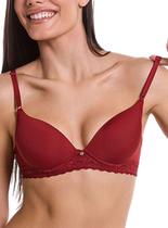 Sutiã Base Nayane ST2112 Charme Com Bojo e Aro Renda e Microfibra T. P/40 GG/46