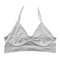 Sutiã Basic+ Top Liso TAF21 Branco Tamanho GG