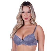 Sutiã Básico com Base Feminino Clamar em Renda - 4251