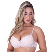 Sutiã Básico com Base Feminino Clamar em Renda - 4251