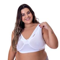 Sutiã Básico Maternidade Amamentação sem Bojo Plus Size Giovanna