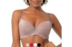 Sutiã Bojo Aro Renda Plus Size Impression Demillus 067577 Sutiã Bojo Aro Renda Plus Size Impression Demillus 067577