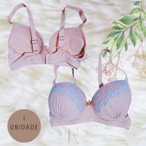 Sutiã Bojo Detalhes em Renda Reforçado Alça Ajustável Moda