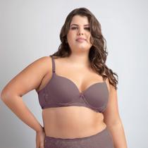 Sutiã Bojo Enjoy Sustentação Soutien com Bojo e Renda Confortável Lucitex