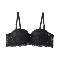 Sutiã Bralette Feminino Push up Meia Taça Com Renda Floral E Aro, Tamanhos 36-42, Copas A/B, Para Sutiã Bralette Feminino Push up Meia Taça Com Renda Floral E Aro, Tamanhos 36-42, Copas A/B, Para