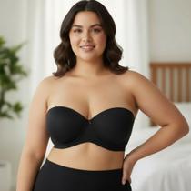 Sutiã Bustiê Tomara Q. Caia Base Cruzada Reforçado Plus Size Sutiã Bustiê Tomara Q. Caia Base Cruzada Reforçado Plus Size
