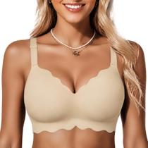 Sutiã COCOMARTS Sem Costura com Push Up e Borda Ondulada Sutiã COCOMARTS Sem Costura com Push Up e Borda Ondulada