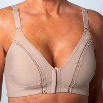 Sutiã com Abertura Frontal Sem Aro Sem Bojo Dilady 323181 Sutiã com Abertura Frontal Sem Aro Sem Bojo Dilady 323181