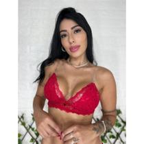 Sutiã Com Alça de Silicone Rendado Com 2 Alças Discreto Sem Bojo Forrado Renda Sexy