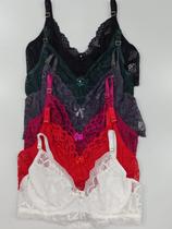 Sutiã com Aro de Renda sem Bojo - BW