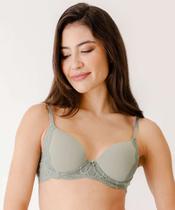 Sutiã Com Base E Bojo Recorte Renda Marisa-91968 Sutiã Com Base E Bojo Recorte Renda Marisa-91968