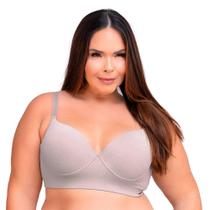 Sutiã Com Bojo Copa C Plus Size Microfibra Santa Passion Sutiã Com Bojo Copa C Plus Size Microfibra Santa Passion