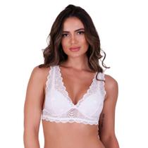Sutiã com Bojo de Renda Alça Larga Debora