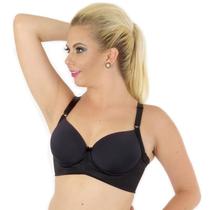 Sutiã Com Bojo De Sustentação Lateral - Tamanho M Preto