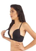 Sutiã com bojo decote profundo mágico