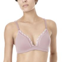 Sutiã Com Bojo e Renda Love Secret 816103 Micromodal Sutiã Com Bojo e Renda Love Secret 816103 Micromodal