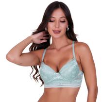 Sutiã com Bojo Lingerie Renda Elástico - SUTIÃ JÉSSICA