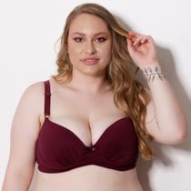 Sutiã com Bojo Plus Size Reforçado Alça e Costas Largas 48 50 52 54