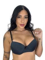 Sutiã Com Bojo Reforçado Push Up Alça Regulável Microfibra Levanta Seios Soutien MAYU MODAS Lingerie Sutiã Com Bojo Reforçado Push Up Alça Regulável Microfibra Levanta Seios Soutien MAYU MODAS Lingerie
