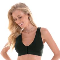 Sutiã com Bojo Removível e Fecho Frontal sem Costura Preto Zee Rucci Sutiã com Bojo Removível e Fecho Frontal sem Costura Preto Zee Rucci