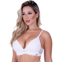 Sutiã com Bojo sem Aro Feminino Clamar em Renda - 9141 Sutiã com Bojo sem Aro Feminino Clamar em Renda - 9141