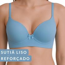 Sutia Com Bojo Sutiã Feminino Reforçado Confort Alta Sustentaçao Levanta Seios Poliamida Sutian Produto Nacional