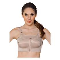 Sutiã com Fechamento Frontal Busto Flexível Faixa de Contenção para Protése Macom Sutiã com Fechamento Frontal Busto Flexível Faixa de Contenção para Protése Macom