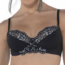Sutiã com Renda Sem Bojo DeMillus Promenade 64071 Sutiã com Renda Sem Bojo DeMillus Promenade 64071