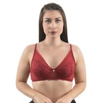 Sutiã Com Tule e Renda Sensual Sem Bojo Com Aro Jackie Sutiã Com Tule e Renda Sensual Sem Bojo Com Aro Jackie
