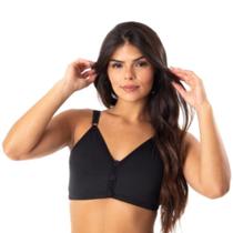 Sutiã Confortável Sem Bojo Feminino Alça Reforçada Sustentação Lingerie Liso Básico Casual