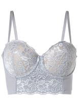Sutiã Cropped Demillus 067839 Lover Com Aro e Bojo Renda e Microfibra T. 42/50 Sutiã Cropped Demillus 067839 Lover Com Aro e Bojo Renda e Microfibra T. 42/50