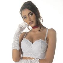 Sutiã Cropped Rendado Com Bojo DeMillus 67839