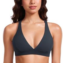 Sutiã CRZ YOGA Butterluxe Decote V Profundo Sem Aro Marinho M Sutiã CRZ YOGA Butterluxe Decote V Profundo Sem Aro Marinho M