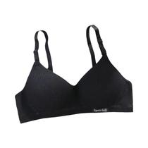 Sutiã De Algodão Sem Fio Feminino Copa AB Com Efeito Push-Up E Conforto, Lingerie Bralette Esportiva