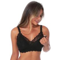 Sutiã De Amamentação Feminino Maternidade Pós Parto De Renda Gestante Moda Grávida Abre Fácil