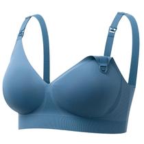 Sutiã de amamentação Momcozy CoolFit Ultra Stretch Nordic Blue