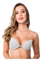 Sutiã De Bojo Com Alça de Silicone Transparente Costa Nua Nadador