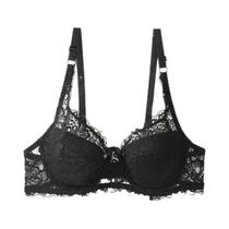 Sutiã de Renda com Aro de Aço para Mulheres Plus Size 36-42 B/C, Push Up Fino, Lingerie Sexy