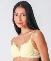 Sutiã De Renda Com Base E Com Bojo Laço Marisa-83138 Sutiã De Renda Com Base E Com Bojo Laço Marisa-83138