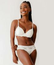 Sutiã De Renda Com Base E Com Bojo Textura Marisa-59012