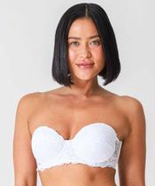 Sutiã de Renda sem alça Marisa Branco-47142