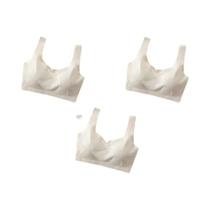 Sutiã De Seda Gelada Feminino 3 Peças Confortável Macio Sem Aro Leve Respirável Regata Roupa Íntima Sutiã De Seda Gelada Feminino 3 Peças Confortável Macio Sem Aro Leve Respirável Regata Roupa Íntima